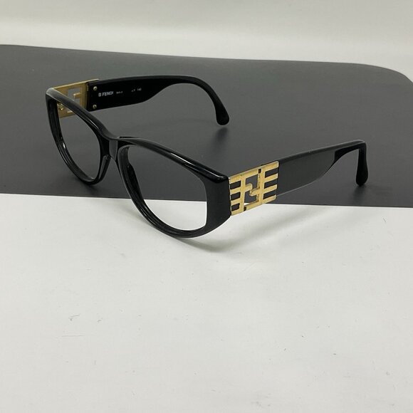 fendi sunglasses Frame Women FS 111  140 Ebony (  Black and gold ) main image 5
